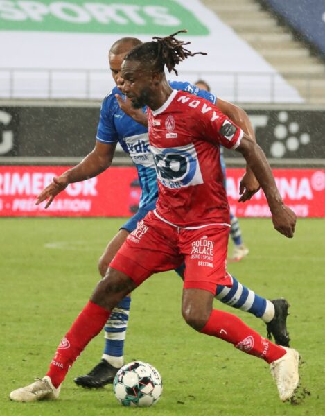 AA Gent – KV Kortrijk : Ilombe Mboyo Foto VDB / BART VANDENBROUCKE