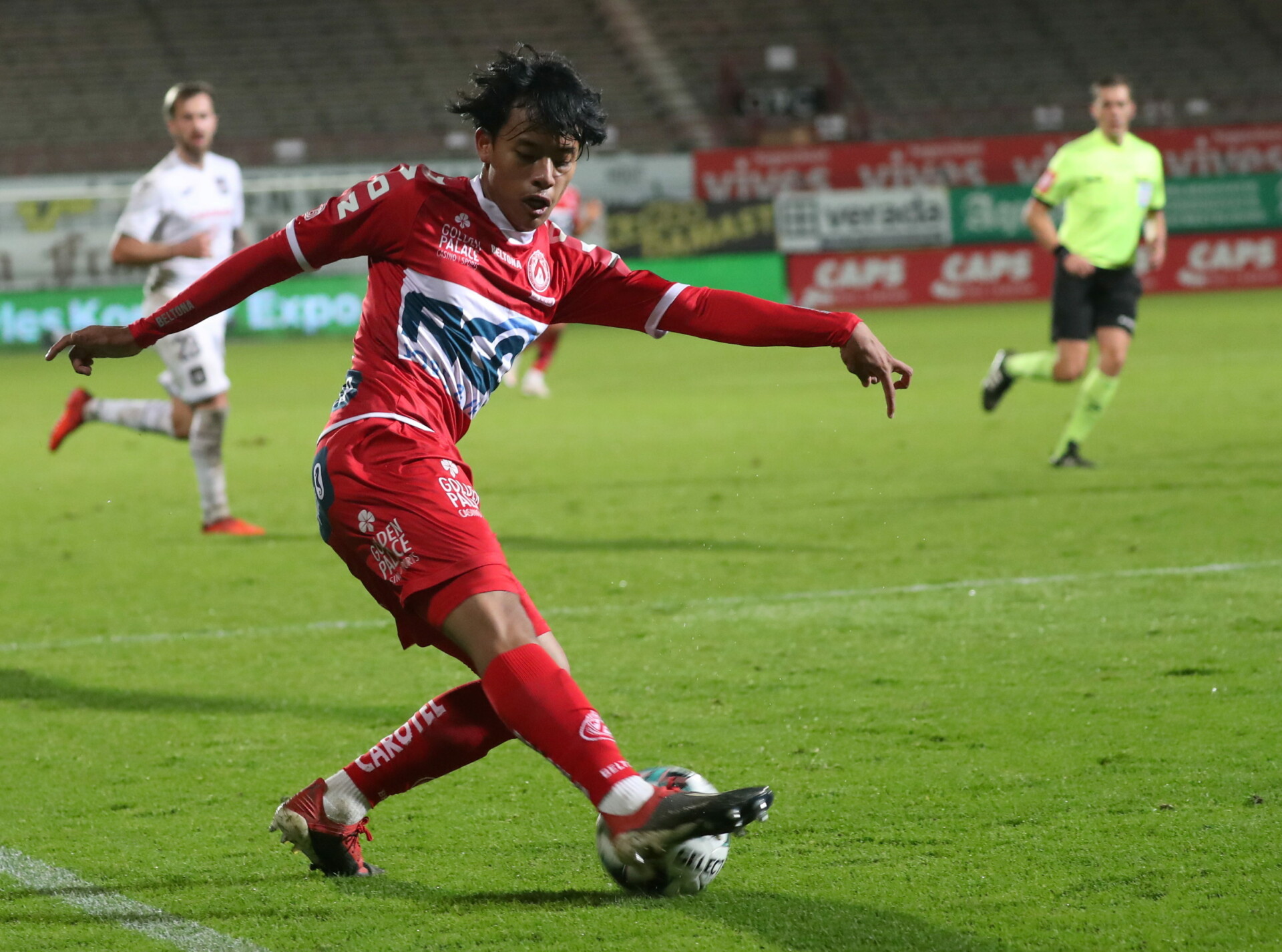 KV Kortrijk Anderlecht : Hakim Luqman FotoVDB / BART VANDENBROUCKE