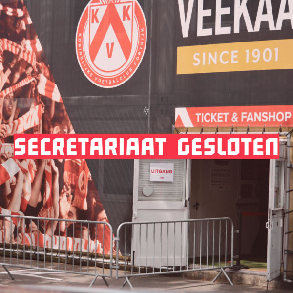 Secretariaat Gesloten