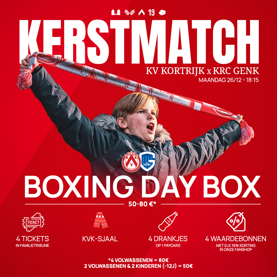 Kom met vrienden en familie naar de Kerstmatch en krijg korting! - KV ...