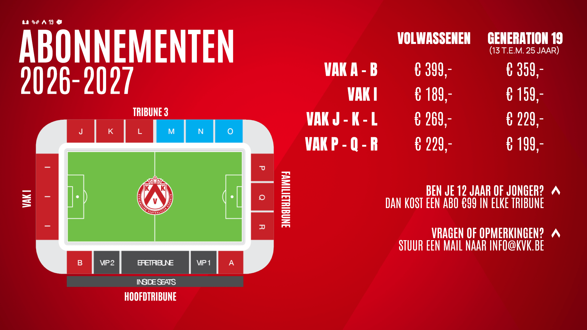 Overzicht Prijzen Tribune KVK Abo2627